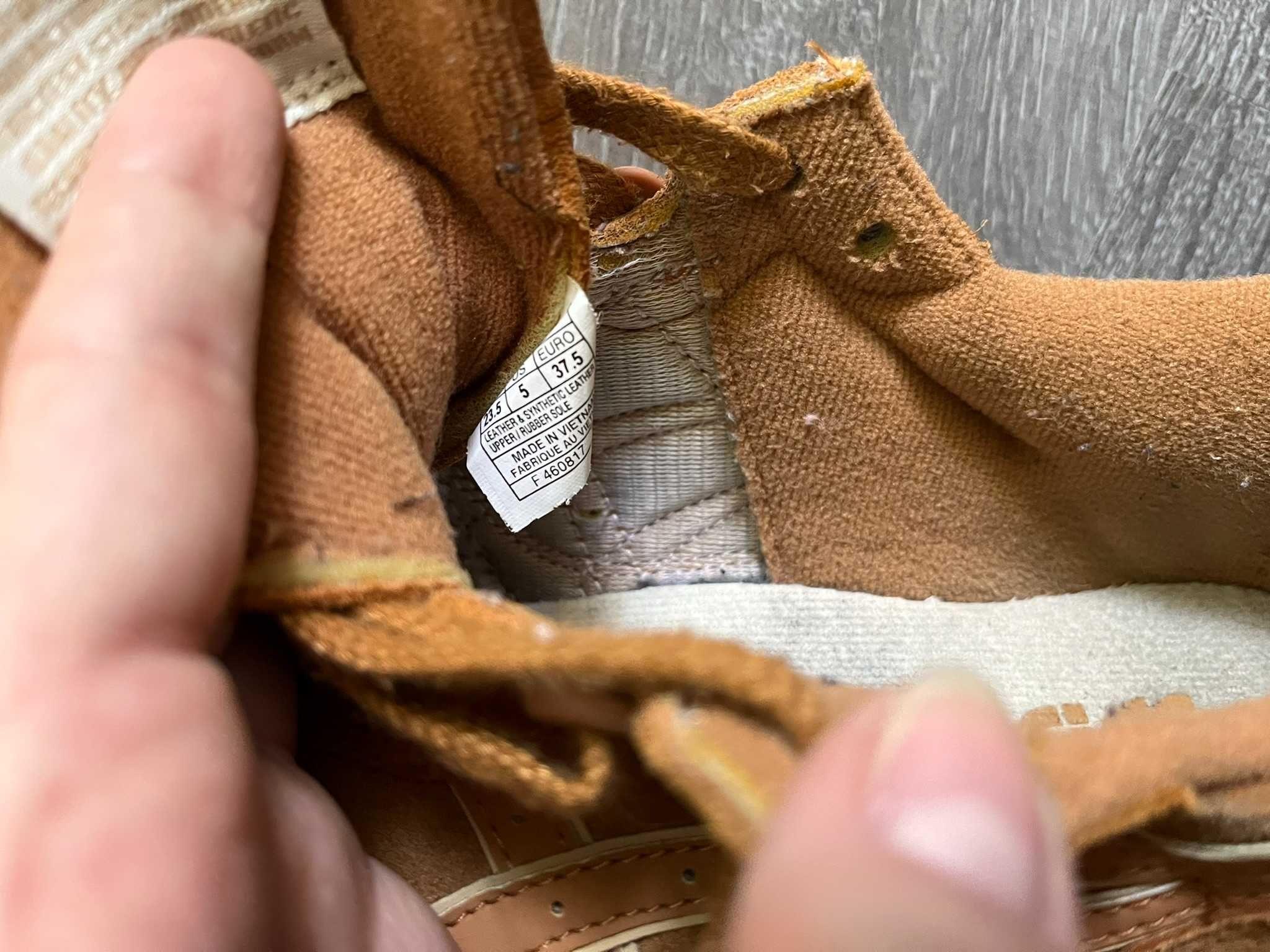 ASICS Tiger, Pantofi sport de piele intoarsa Gel Lyte, Maro camel