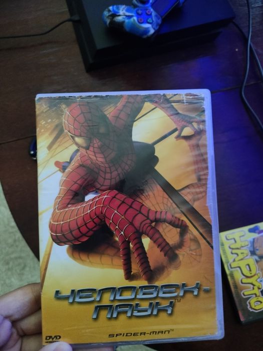 Оригинальный диск с фильмом человкк паук