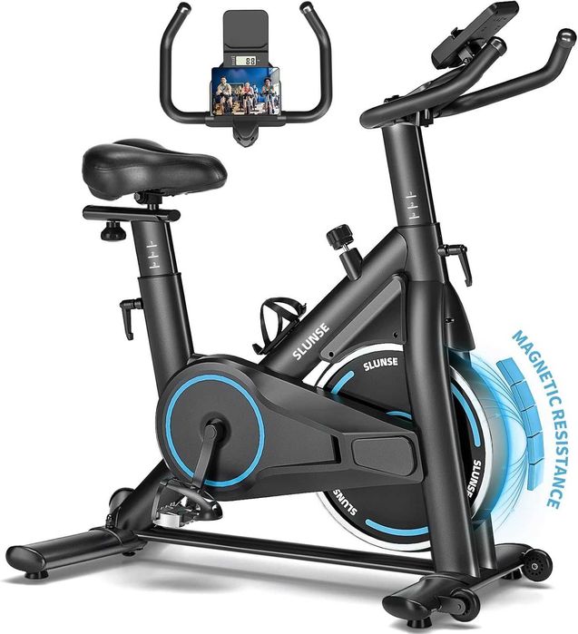 Bicicleta spinning indoor cycling  volanta 15kg, magnetica, fitness