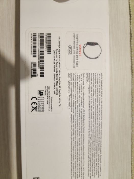 Apple watch seria 7 45mm impecabil