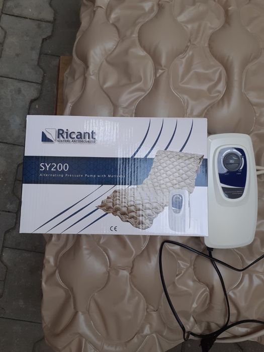 Saltea antiescară RICANT SY200+ compresor, suport pt spate