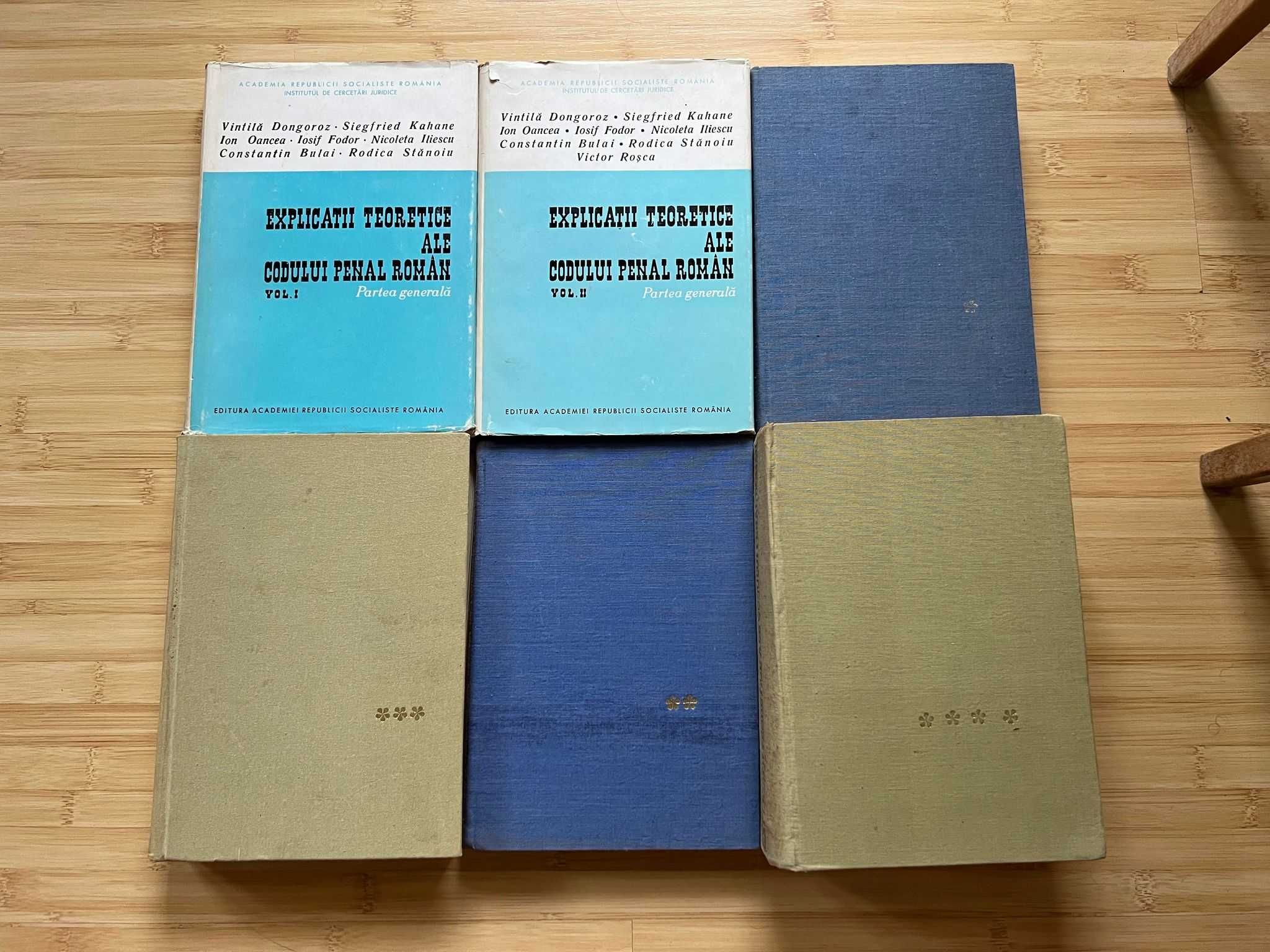 V. Dongoroz - Explicatii ale codului de procedura penala roman - 6 Vol