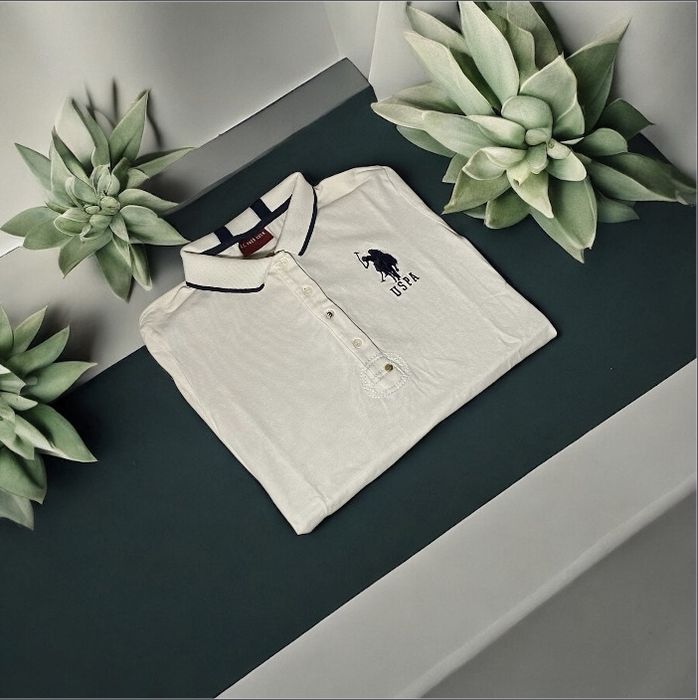 U.S. Polo ASSN White Long Sleeve Shirt