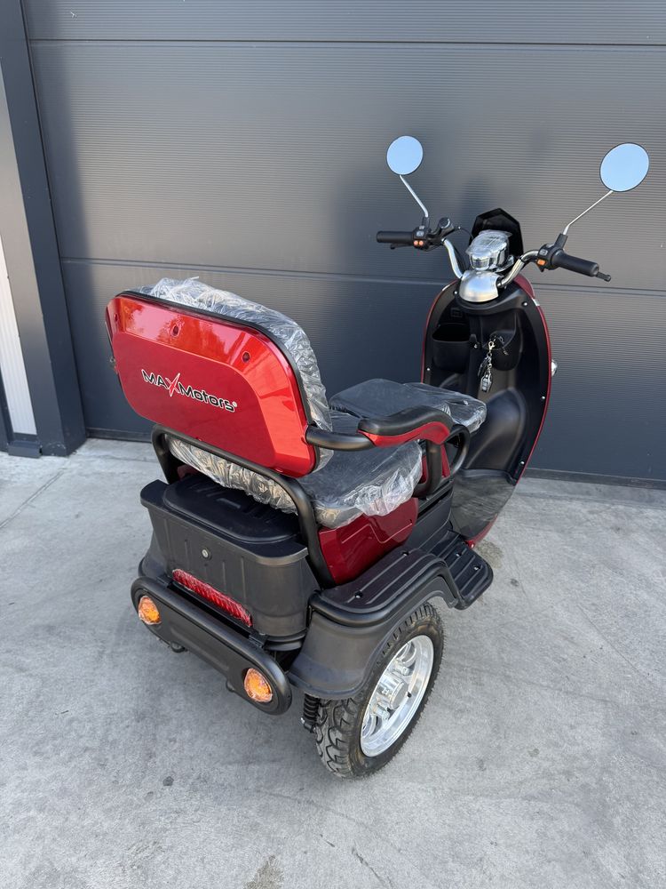 Триместна електрическа триколка MaxMotors X2 1500W