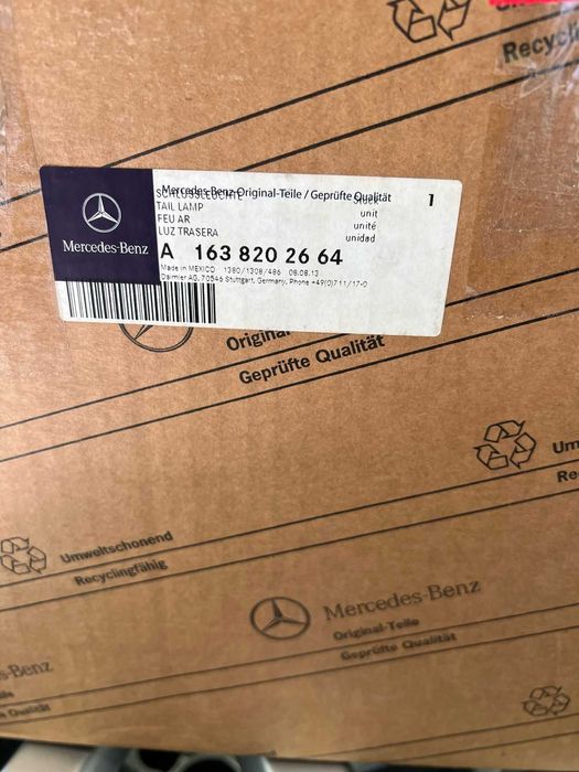 Стоп Десен Mercedes ML W163 Нов Оригинален