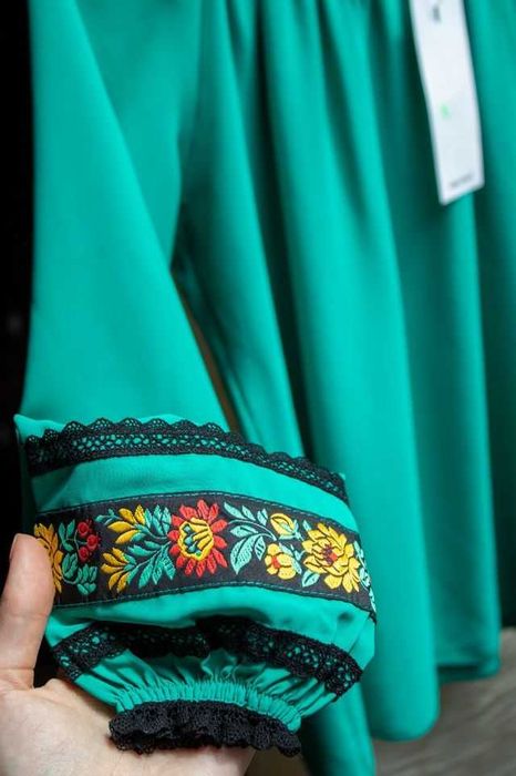 Vand sacou verde/ bluza verde