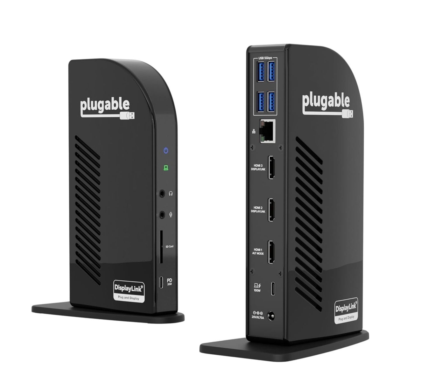 Plugable Mac komputerda 3 ta kochimcha monitor bilan ishlash