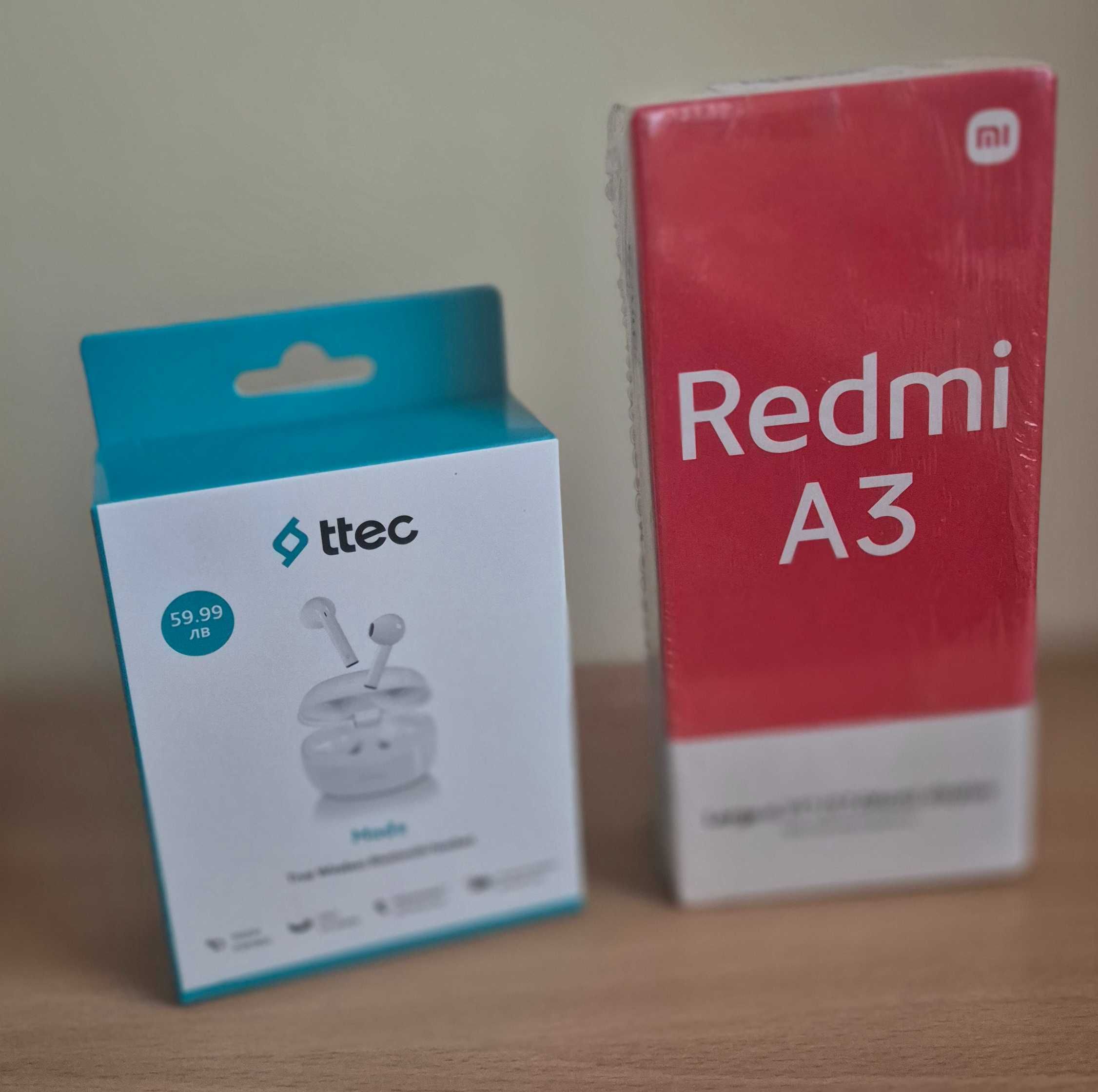 Xiaomi Redmi A3 Две SIM карти + слушалки 2 години гаранция