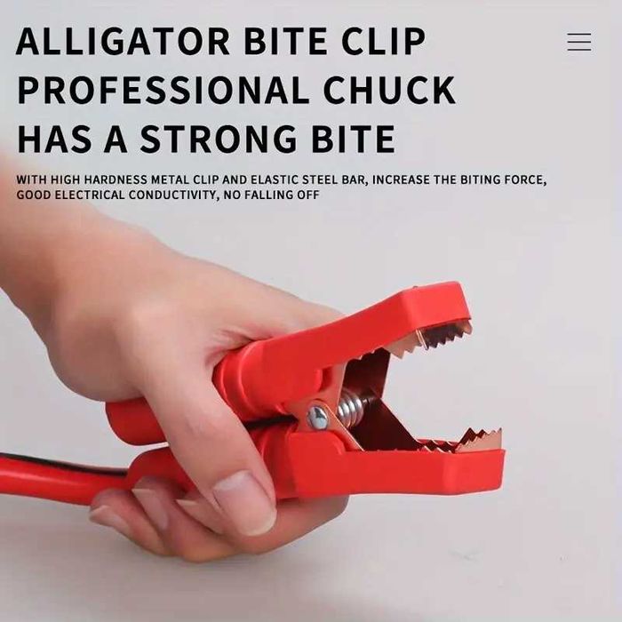 Висок клас тежки МЕДНИ АВТО Кабели за стартов ток 2500 A / ЗА КОЛА