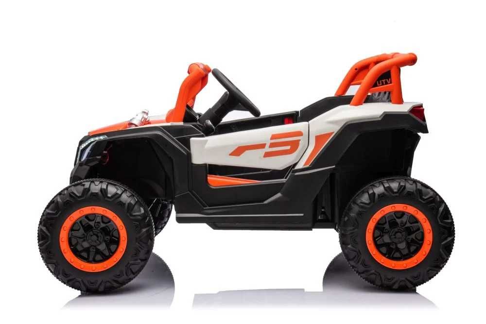 NOU UTV electric pentru copii, Warrior, 4x4, 120W, 12V 7Ah, ROTI MOI