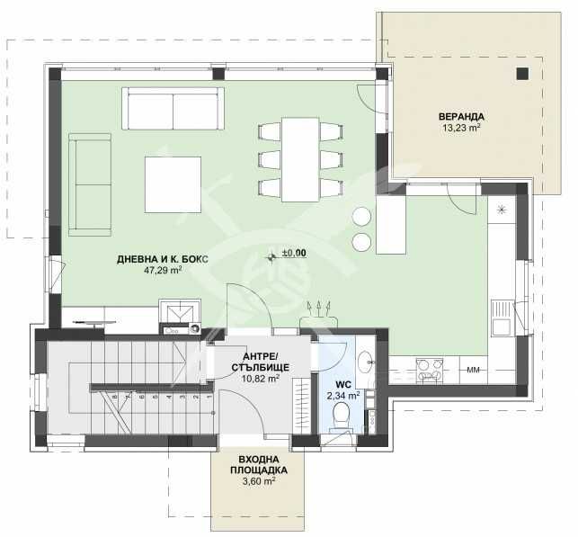 Двуетажна къща в Крайморие 369 - 12992 -2