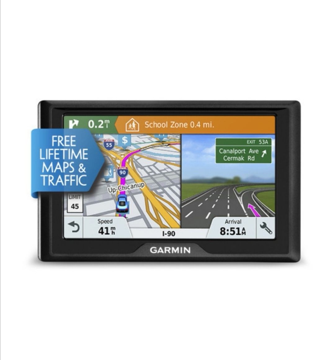 Navigator GPS Touchscreen Garmin Drive 60 LM, Display 6.1' Inch.