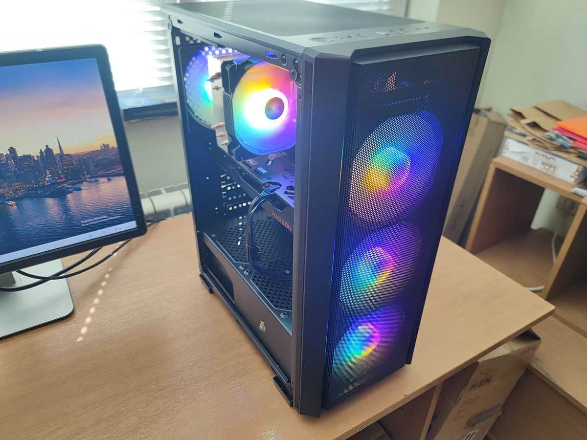Геймърски компютър, Ryzen 5500, Rx6600xt, 32gb Ram, 1tb SSD
