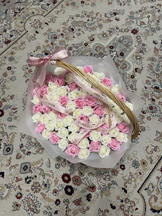 Букет из мыльных роз 75