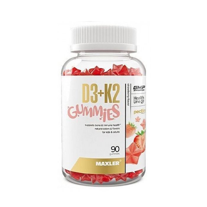 Витамин Д3+К2 Maxler Vitamin Kids 1200 ед 90 пастилок