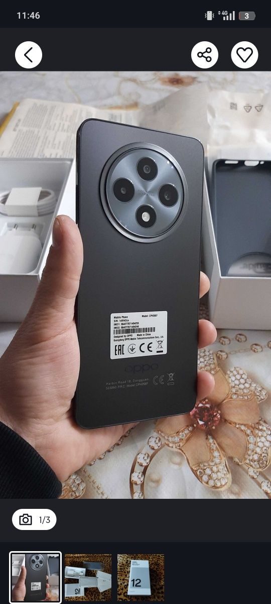 Oppo Reno 12 f 256gb yengi