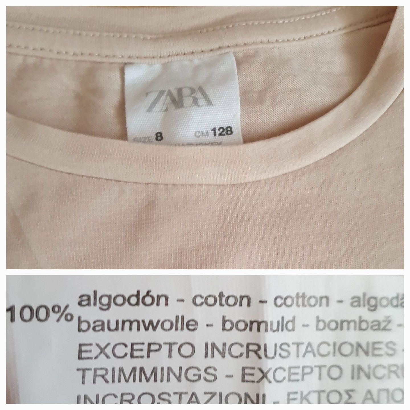 Tricou/bluză ZARA /bumbac 100%/8-10 ani Superbe!!