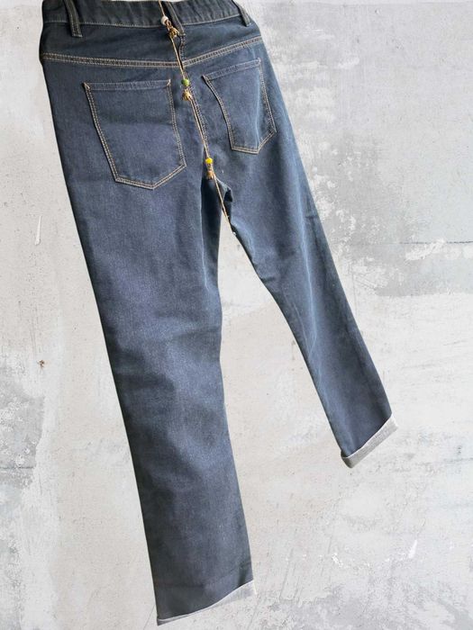 Pantaloni blugi dama, croi drept, marime M, bleumarin