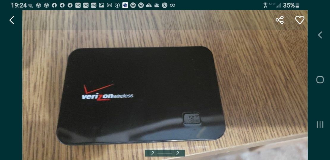 Novatel MiFi 2200 Mobile Wi-Fi Modem (Verizon