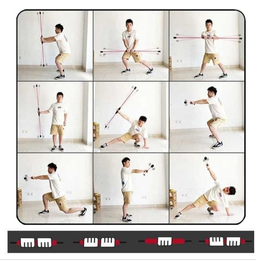 Вибро стик vibro stick  гибкая гинастическая палка для тренировки мышц