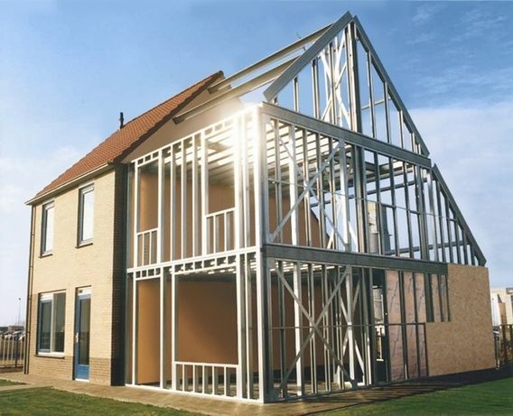 Сглобяеми къщи с стоманена конструкция 2,99 € /кг. :Етап на профили