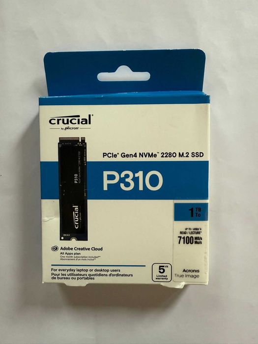 SSD CRUCIAL 1TB P310 M.2 PCIe M.2 2280 ! SIGILAT + Garantie !