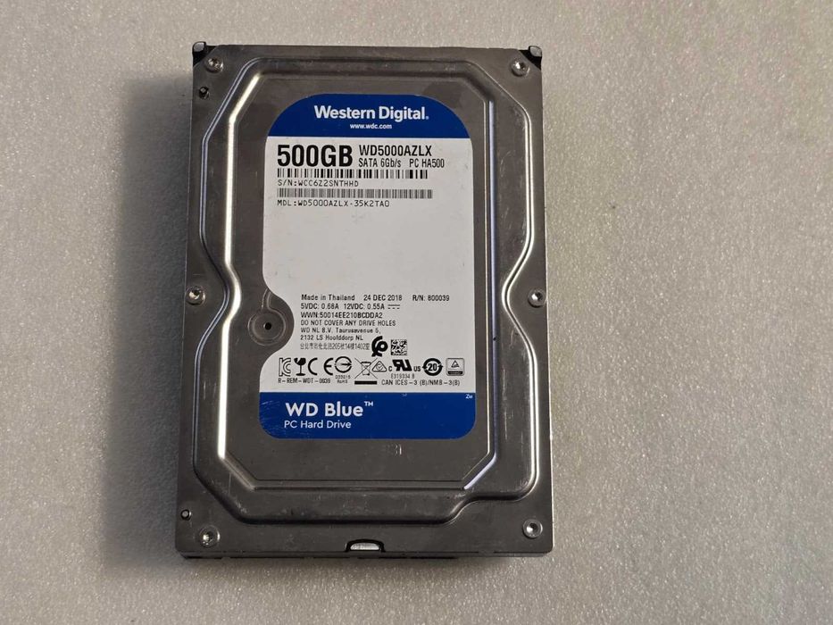 Hard disk desktop Western Digital WD Blue 3.5 500GB 32MB 7200rpm SATA3