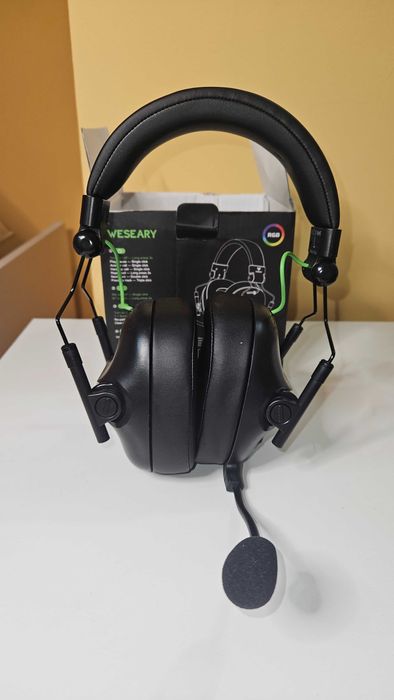 Геймърски безжични слушалки за всички платформи, RGB, Hi-Fi звук