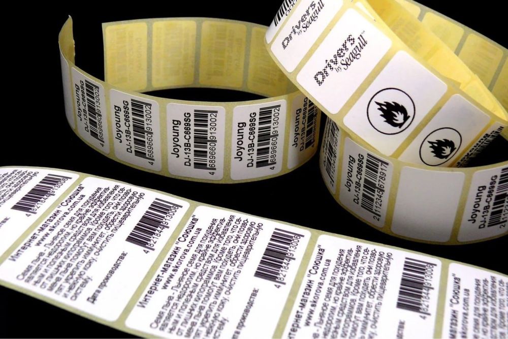 Асл белги дата матрикс бар код ва бошка сатин нелонга печатлар