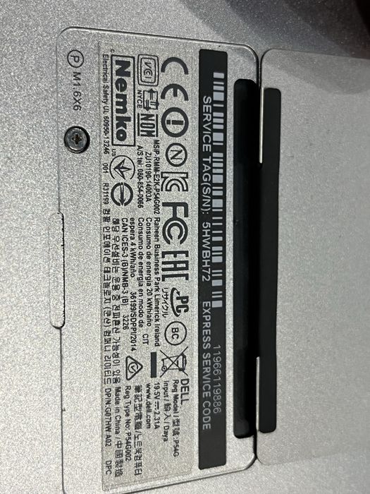 Laptop Dell xps 13