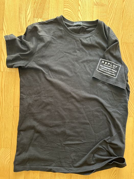 Черна тениска Replay