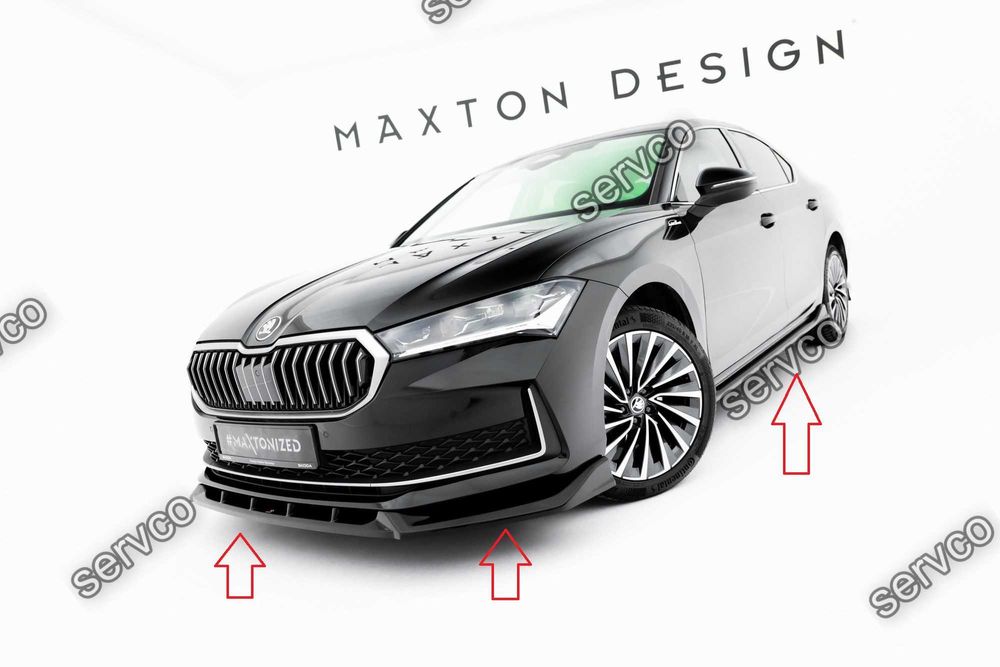 Pachet Body kit tuning Skoda Superb Sedan Mk4 2024- v4 - Maxton Design