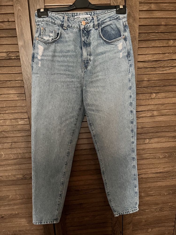 Дънки zara mom fit
