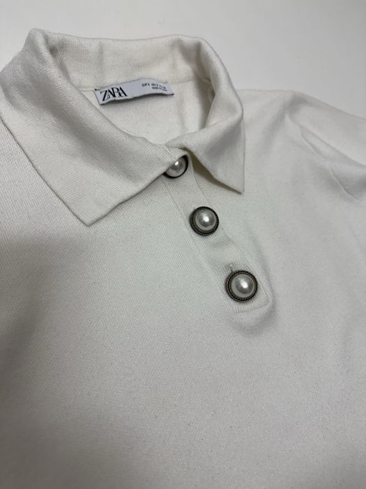 Rochie de tricot cu Nasturi Perle Zara | Mărimea S