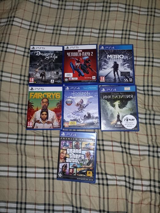 Игры ps5 и ps4, продажа и обмен