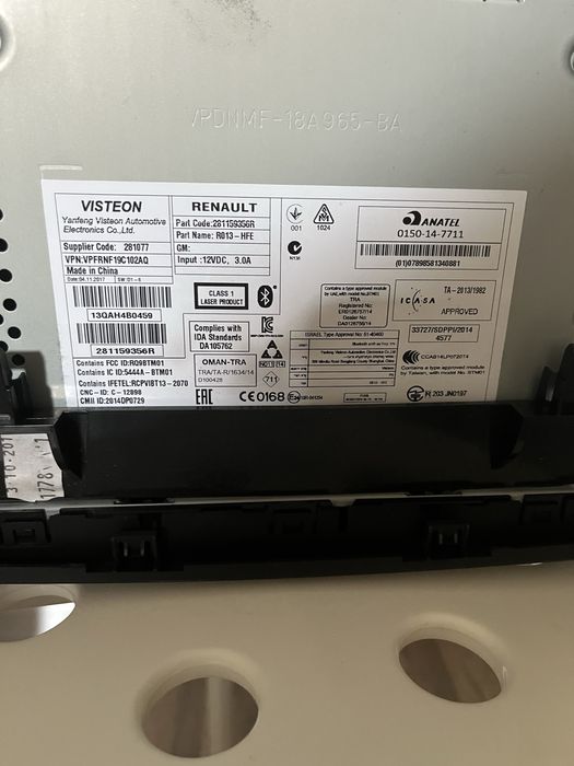 Radio CD RENAULT  kadjar