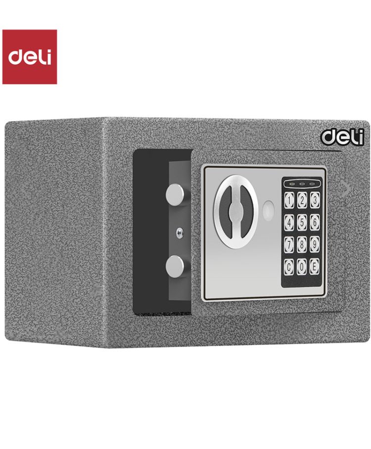 Сейф Deli ET511 электронный замок+ключ, 170х230х170