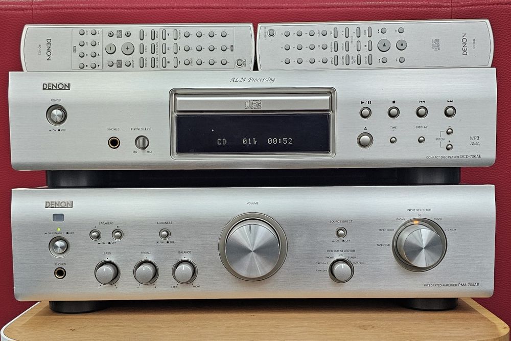 DENON Amplificator + CD mp3 player  pma + dcd 700ae