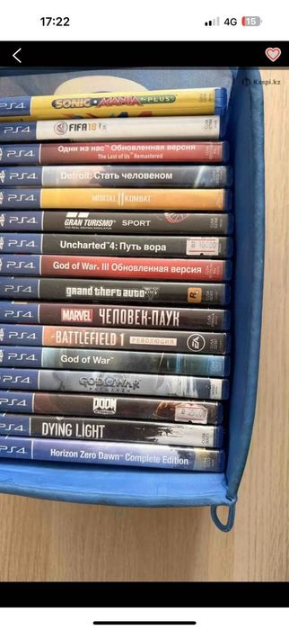 Диски на PlayStation 4, разные
