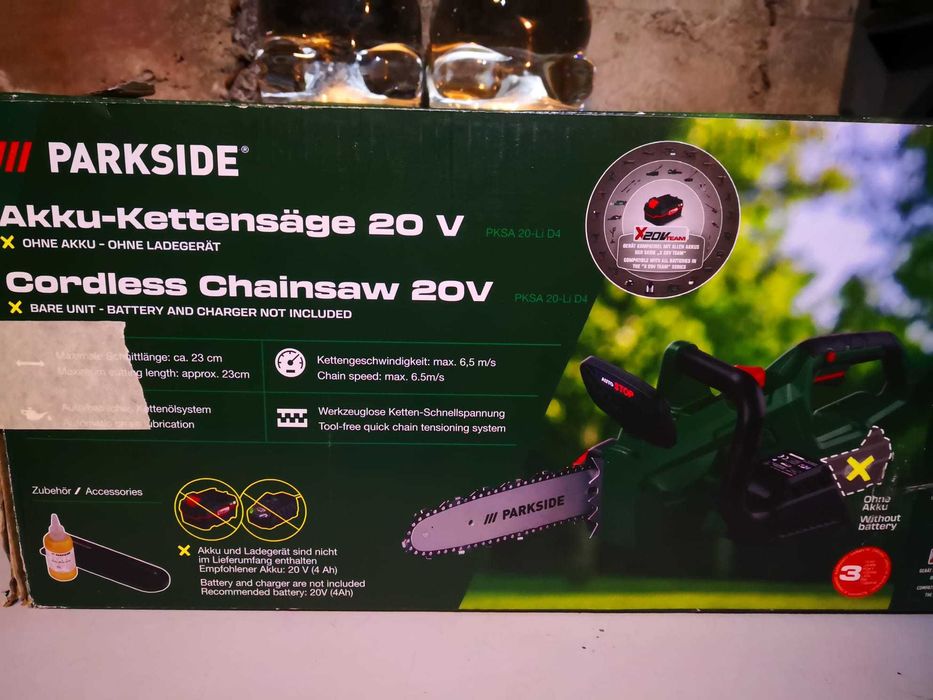 Drujba electrica Parkside sigilata 3 ani garantie x20v Team