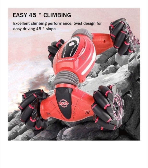 Set 2 Masinuta controlabila prin gesturi rosie