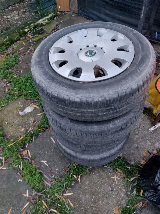 Jante de tabla 5x100 cu anvelope de vara 195/65/15