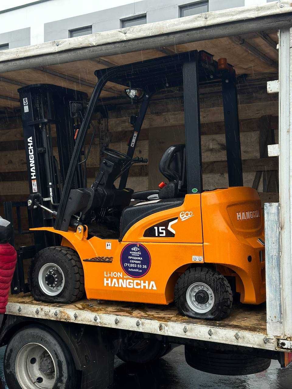Электрический вилочный погрузчик от дилера HANGCHA (кара, автокара)
