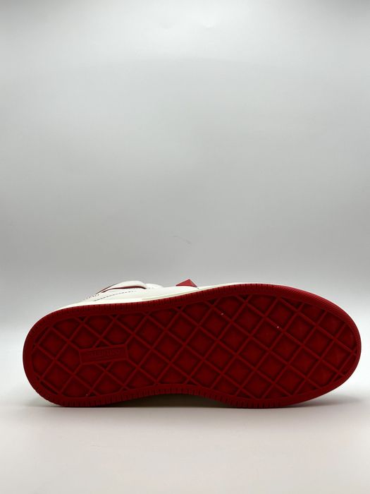 Valentino High-Top White/Red Sneakers
