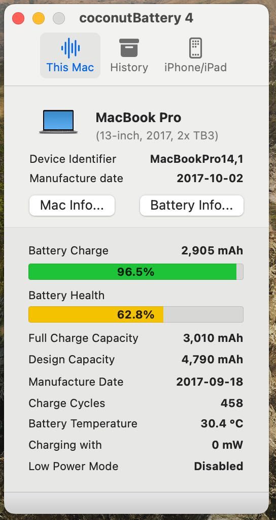 Macbook pro 2017 13" i5 intel 640 8gb ram 128 gb non-touchbar la cutie