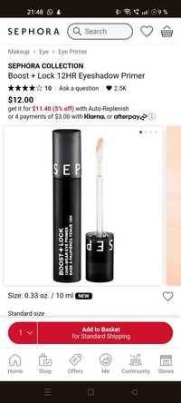 Wear eye primer Sephora