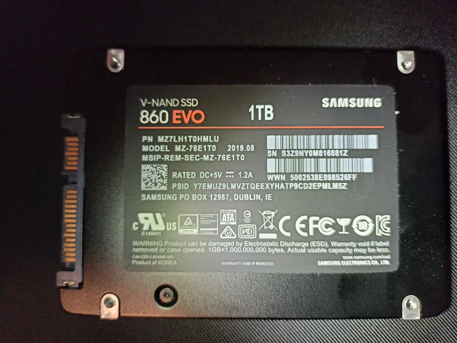 SSD Samsung 860 Evo 1tb