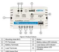 Controller incarcare solara PWM Solar Charge Controller