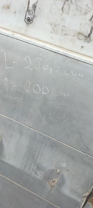 Panou frontal de aluminiu,remorca și semiremorca