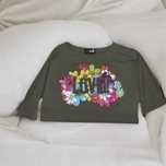 Tricou crop top Moschino